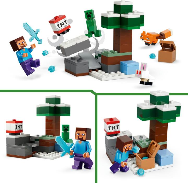 Image du produit LEGO Steves Abenteuer in der Taiga (21583, LEGO Minecraft)