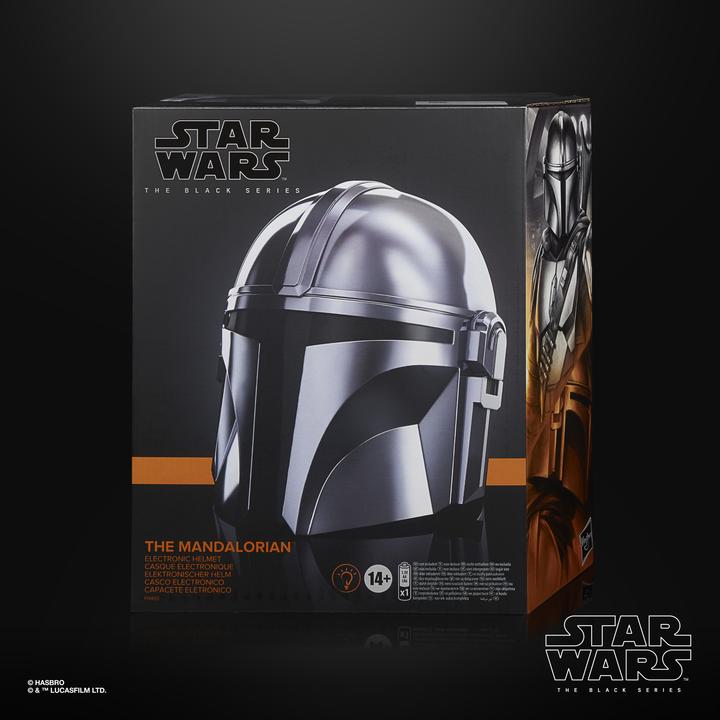 Actual product image Hasbro The Black Series: The Mandalorian Helm
