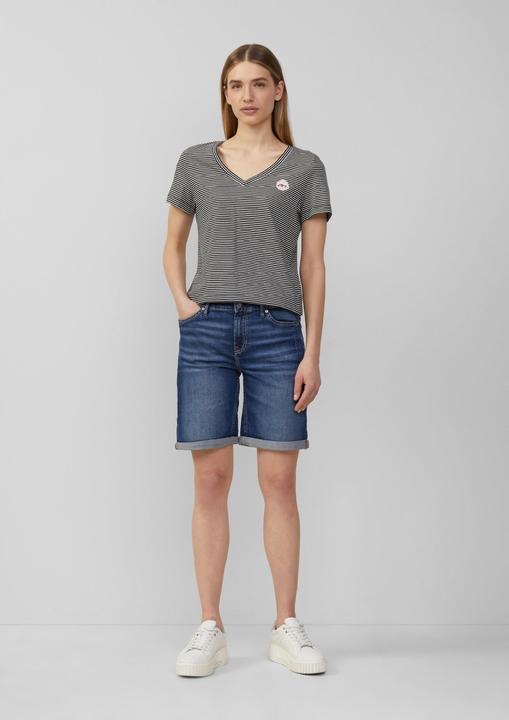 Immagine prodotto S.Oliver T-Shirt T-Shirt mit V-Ausschnitt und Print-Detail (40)