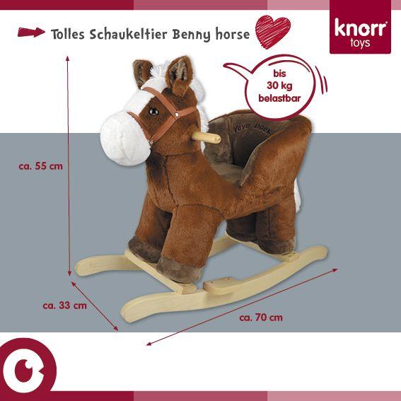 Productafbeelding Knorrtoys Schaukeltier "Benny" horse