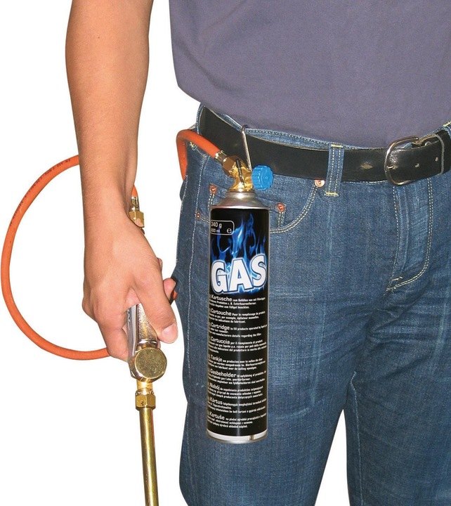 Actual product image Kerbl PREVENTA udder hair remover with gas cartridge connection (Dog)