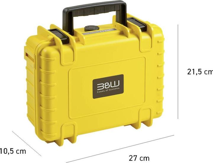 Produktbild B&W International B&W action.case PP.41 gelb f. DJI Osmo Action 6