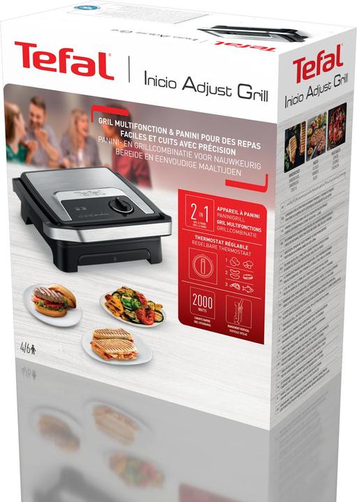 Image du produit Tefal Gril multifonctions Inicio Adjust (GC272D)