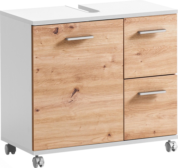 Matt white, artisan oak decor