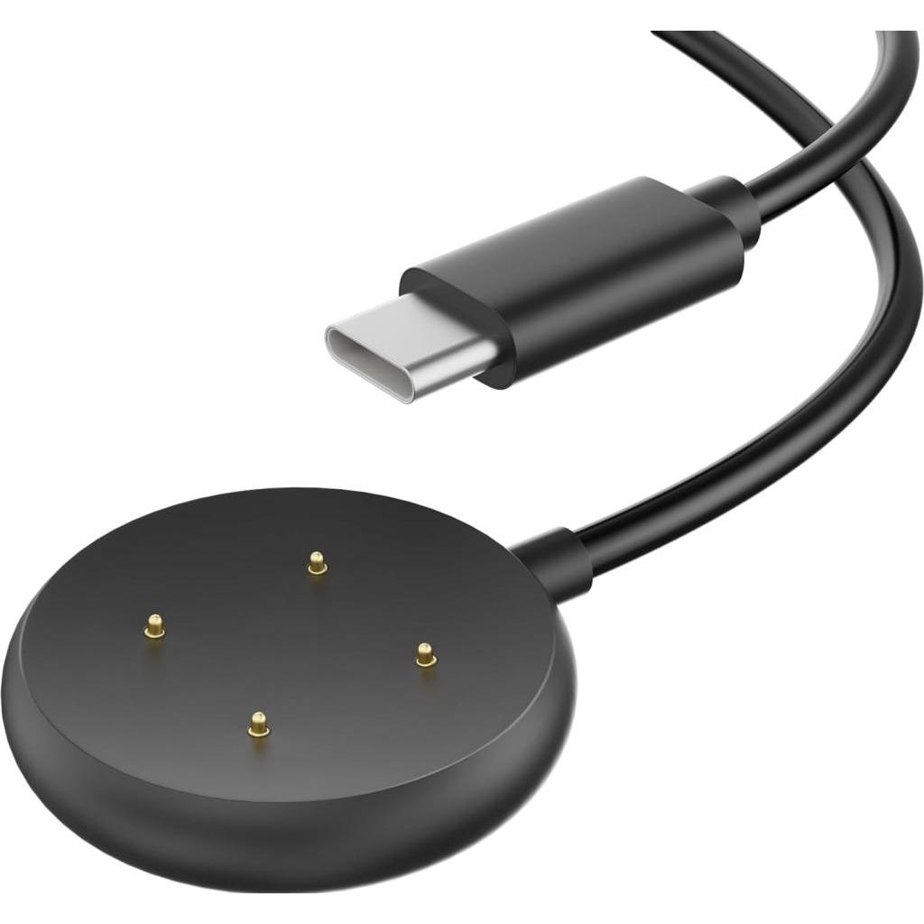 Thumbnail - PowerGuard Magnetisches USB-C Ladekabel für Google Pixel Watch 2, Smartwatch Zubehör, Schwarz