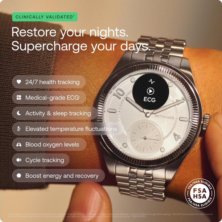 Produktbild Withings ScanWatch Nova Brilliant (39 mm)