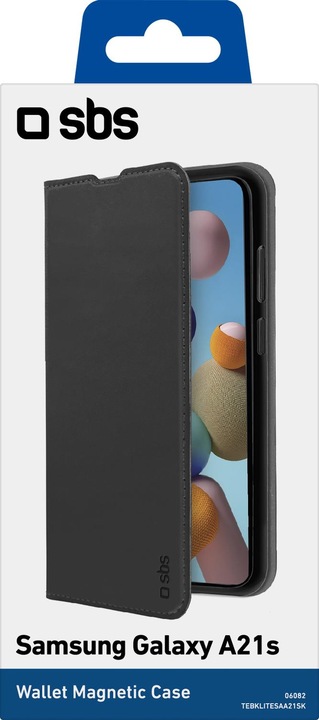 Produktbild SBS Book Wallet Lite Samsung Galaxy A21s, schwarz (Samsung Galaxy A21s)