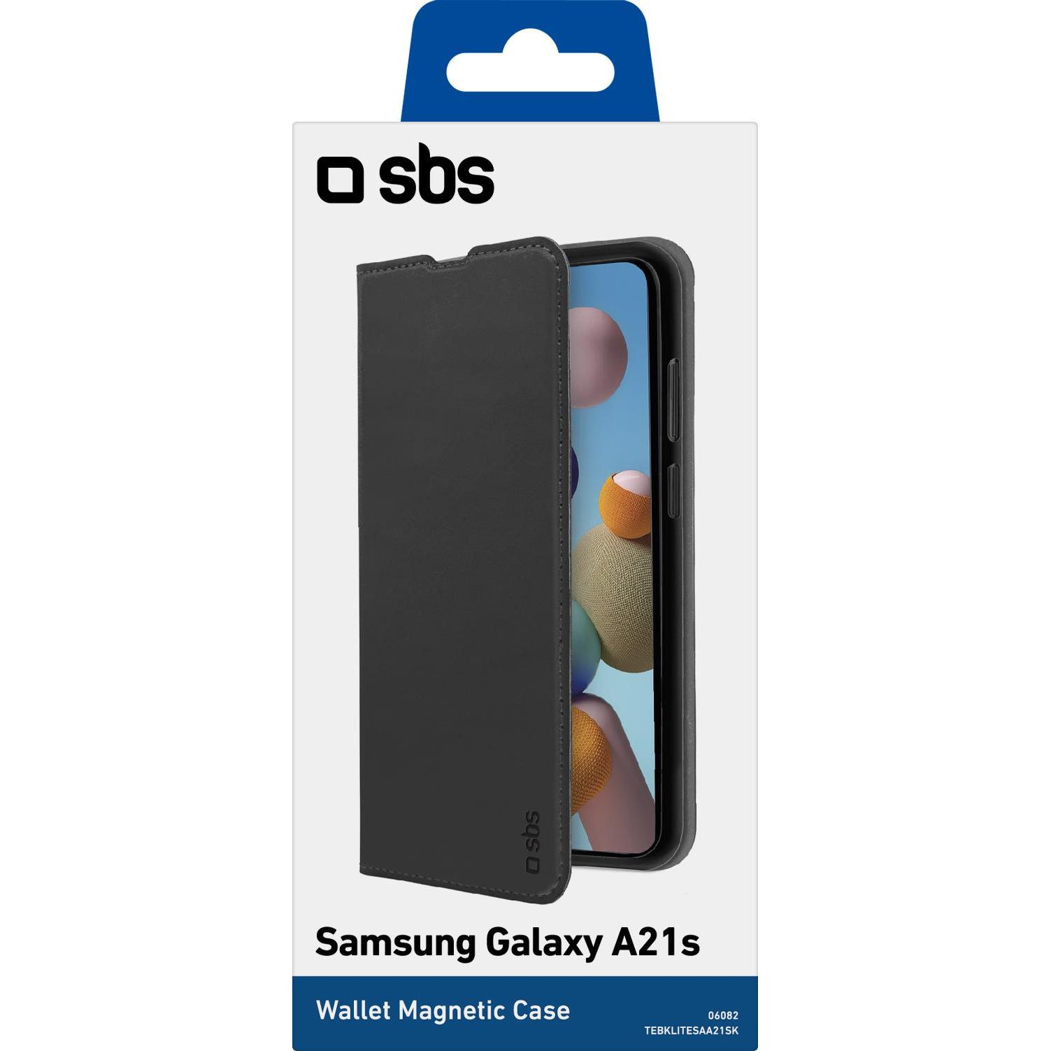 Thumbnail - SBS Book Wallet Lite Samsung Galaxy A21s, schwarz (Samsung Galaxy A21s), Smartphone Hülle, Schwarz