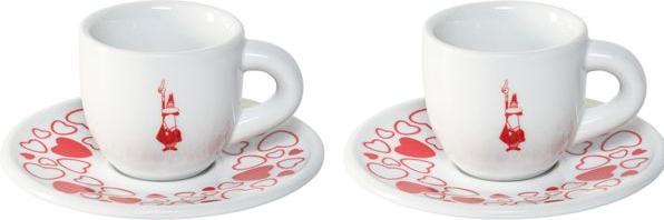 Bialetti Set 2 Tazzine Moka Cuore (2x)