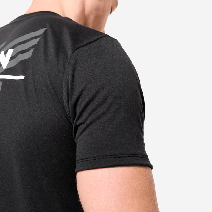 Produktbild Domyos Men's Slim-Fit Breathable Cross Training T-Shirt - Black (XL)