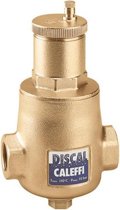 Caleffi Air separator DISCAL brass, with drain connection 1inch IT