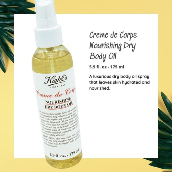 Immagine prodotto Kiehl's Crème de Corps Olio secco nutriente per il corpo (Crema corpo, 175 ml)