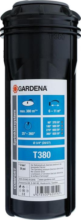 Actual product image Gardena T380 turbine pop-up sprinkler (Pop-up sprinklers)