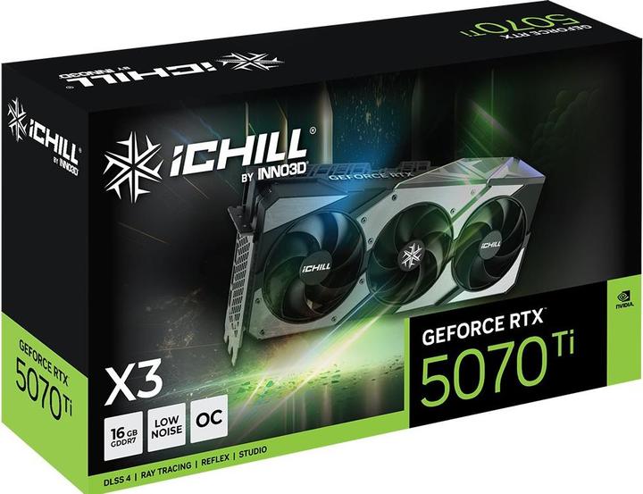 Actual product image Inno3D GeForce RTX 5070 Ti iCHILL X3 (16 GB)