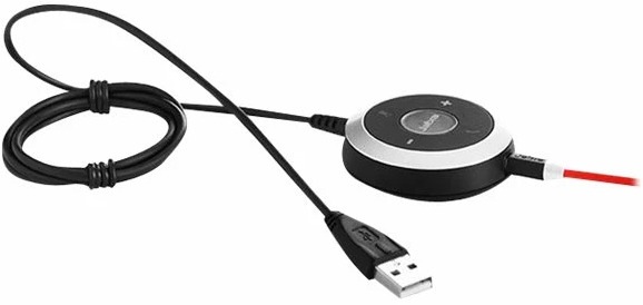 Actual product image Jabra Evolve 80 (Cable, USB-A)