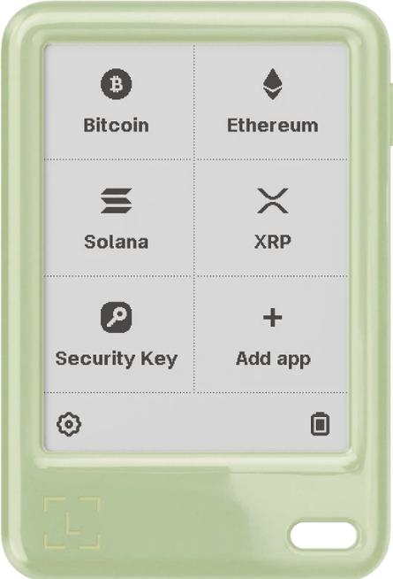 Actual product image Ledger Nano Gen5 inkl. Recovery Key (Bitcoin, Ethereum Classic)