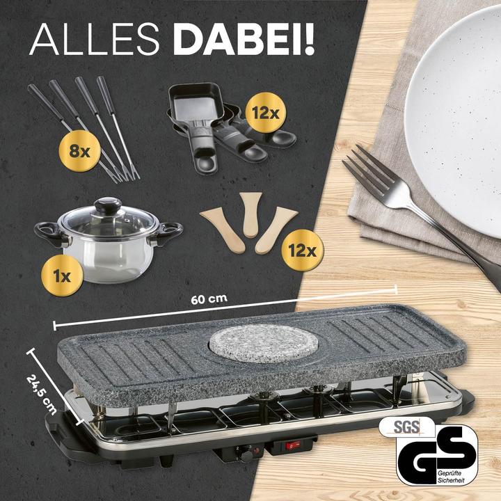 Actual product image Gourmetmaxx Raclette & Fondue Kombi