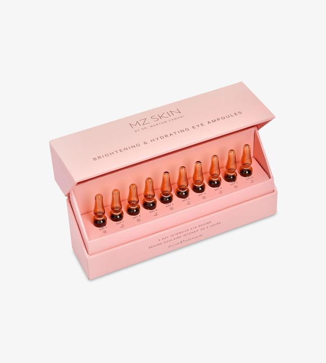 Image du produit Mz Skin Brightening & Hydrating Eye Ampoules (Soin des yeux Sérum, 10 ml, Jour + nuit)
