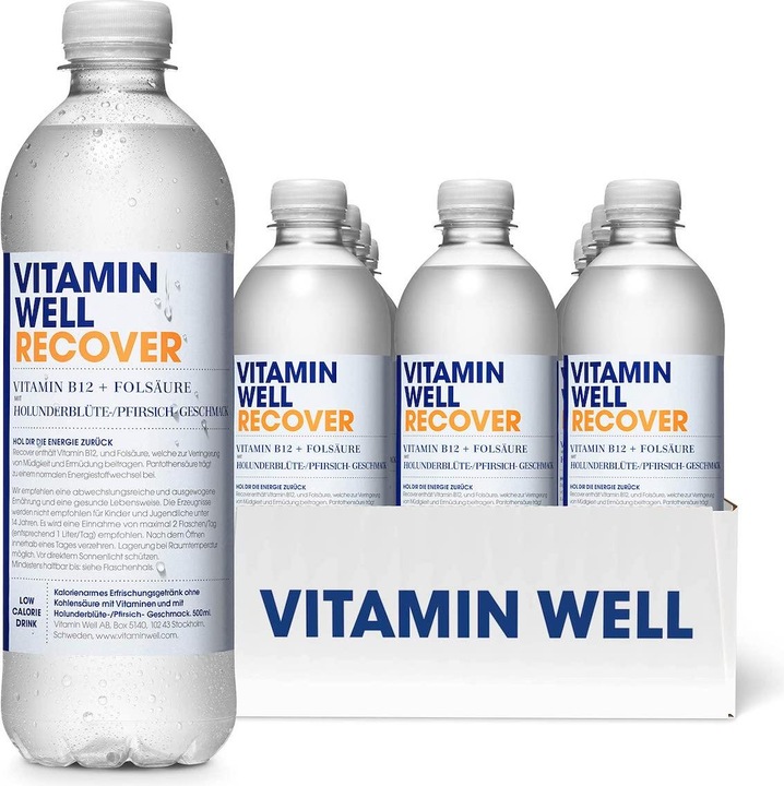 Immagine prodotto Vitamin Well Recupera (Fiori di sambuco-pesca, 12 x)