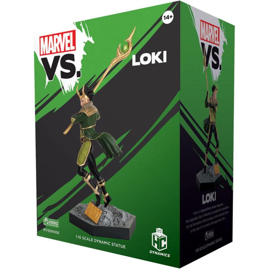 Thumbnail - Eaglemoss Marvel VS. Resin-Statue 1/16 Loki 14 cm