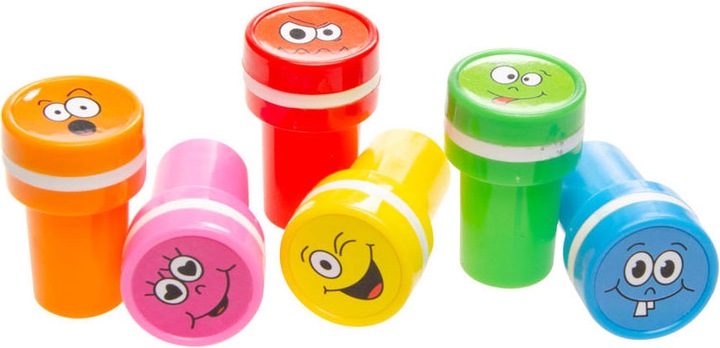 Actual product image LG-Imports Smile Face stamping ink