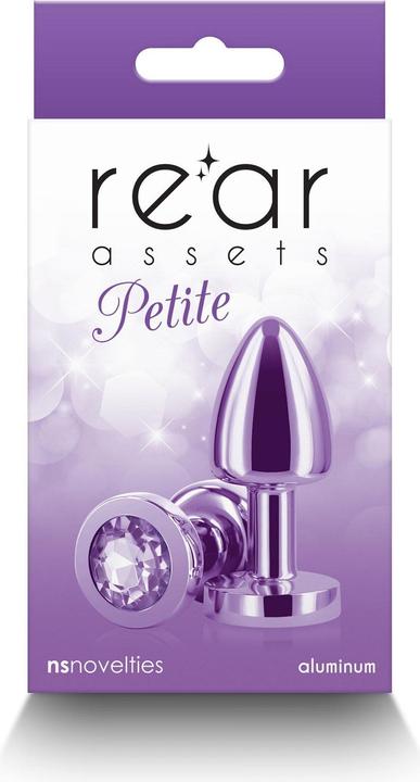 Produktbild NS Novelties Small Anal Plug Rear Assets Aluminum Butt Plug for Beginners Metal Anal Toy with Gem Petite Size (Pu
