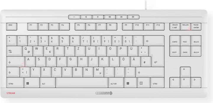 Productafbeelding CHERRY TAS STREAM KEYBOARD TKL bedraad DE-Layout grijs (DE, Bedraad)
