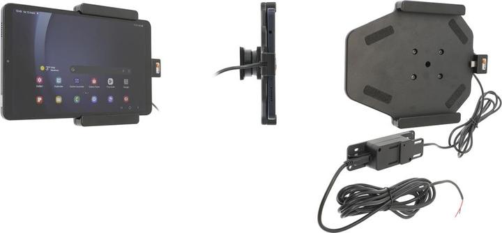 Brodit Actieve houder, met vaste aansluiting, 12/24V, voor SAMSUNG Galaxy Tab A9
