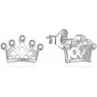 Moiss, Ohrringe, Beautiful silver crown earrings E0002352 (L)