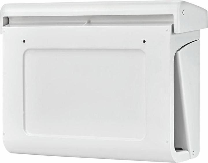 Produktbild Burg Wächter Briefkasten Kunststoff BxHxT 415/305/160 mm Fehmarn 3888 W weiss mit Klappe Zeitungsfach