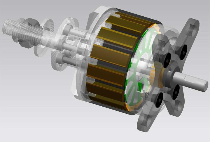 Actual product image Planet-Hobby JOKER 5050-11 V3 350 KV BRUSHLESS MOTOR