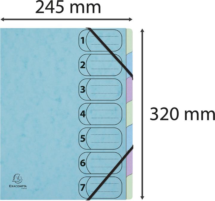 Produktbild Exacompta Ordnungsmappen (A4, 80 x)