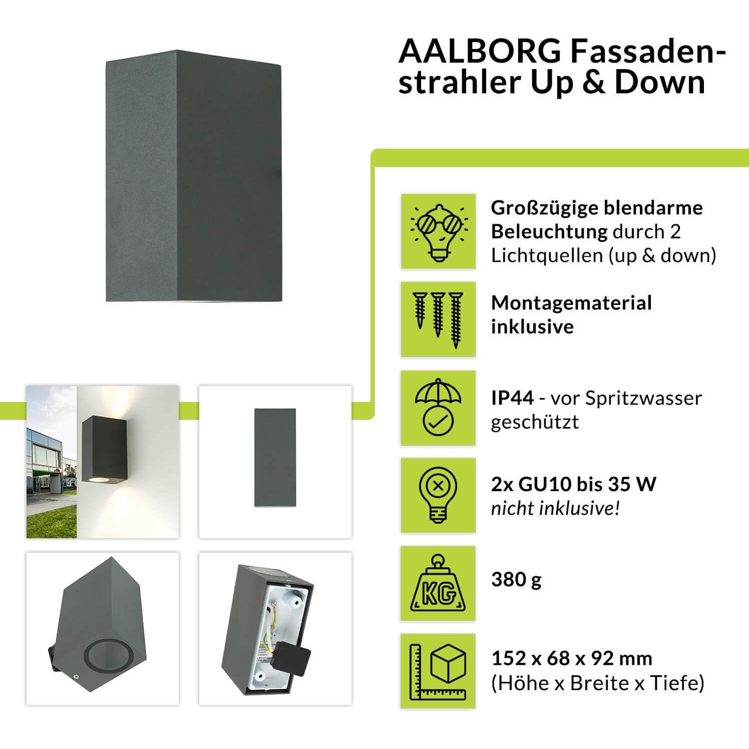 Thumbnail - Licht-Erlebnisse, Gartenbeleuchtung, Aalborg (GU10, IP44)