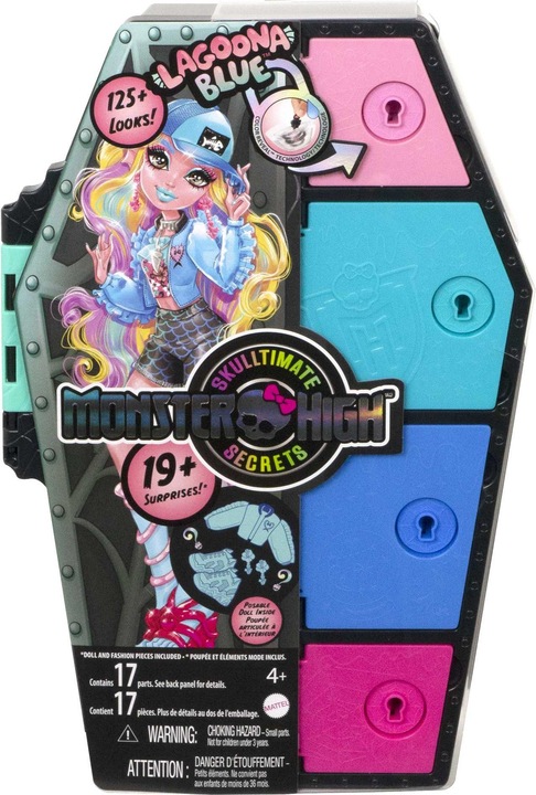 Actual product image Mattel Skulltimate Secrets Lagoona Blue Doll