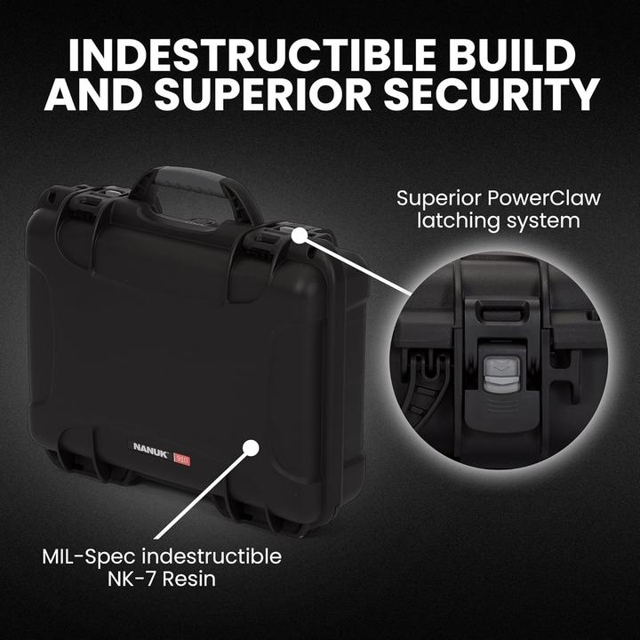 Actual product image Nanuk Plastic case 910 (336 x 234 x 104) WS (Photo case, 8.20 l)