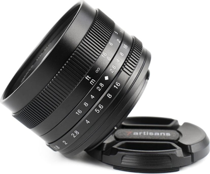 Actual product image 7artisans 50mm f/1.8, Sony E (Sony E, APS-C / DX)