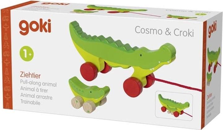Productafbeelding Goki Ziehtier Krokodile Cosmo & Croki 2-teilig