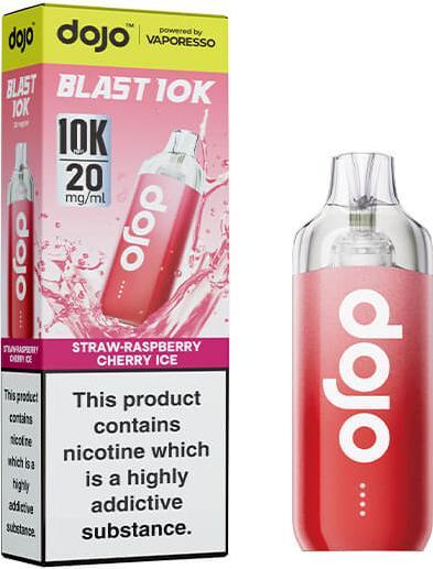 Vaporesso Puff Dojo Blast 10000 Straw-Raspberry Cherry - 10000 Puffs