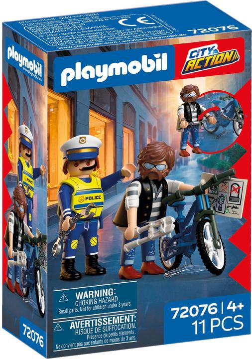 Productafbeelding Playmobil 72076 Fahrradraub (72076, Playmobil Stad Actie)