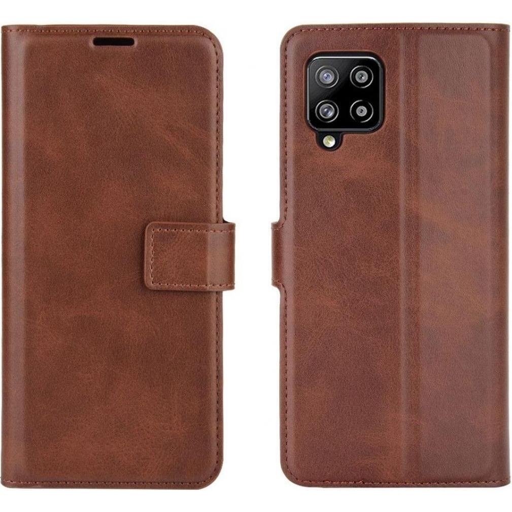 Screenguard CardLounge Samsung Galaxy A42 5G Leder Hülle (Samsung Galaxy A42 5G), Smartphone Hülle, Braun