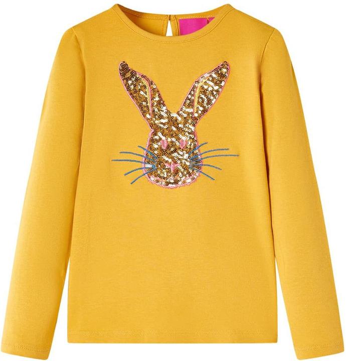 Immagine prodotto VidaXL Camicia da bambino a maniche lunghe ocra 104, materiale: 95% cotone. 5 (104)