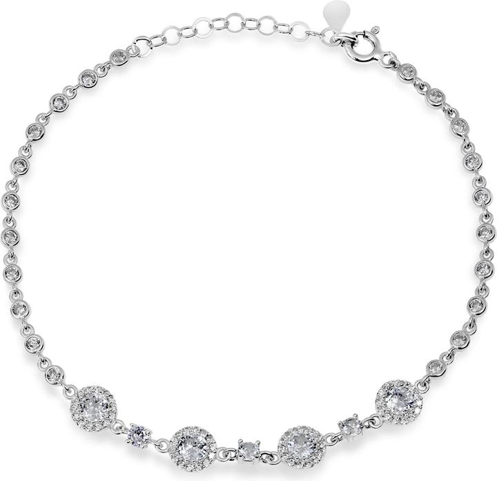 Immagine prodotto Brilio Argento - Bracciale scintillante in argento con zirconi BRC15W