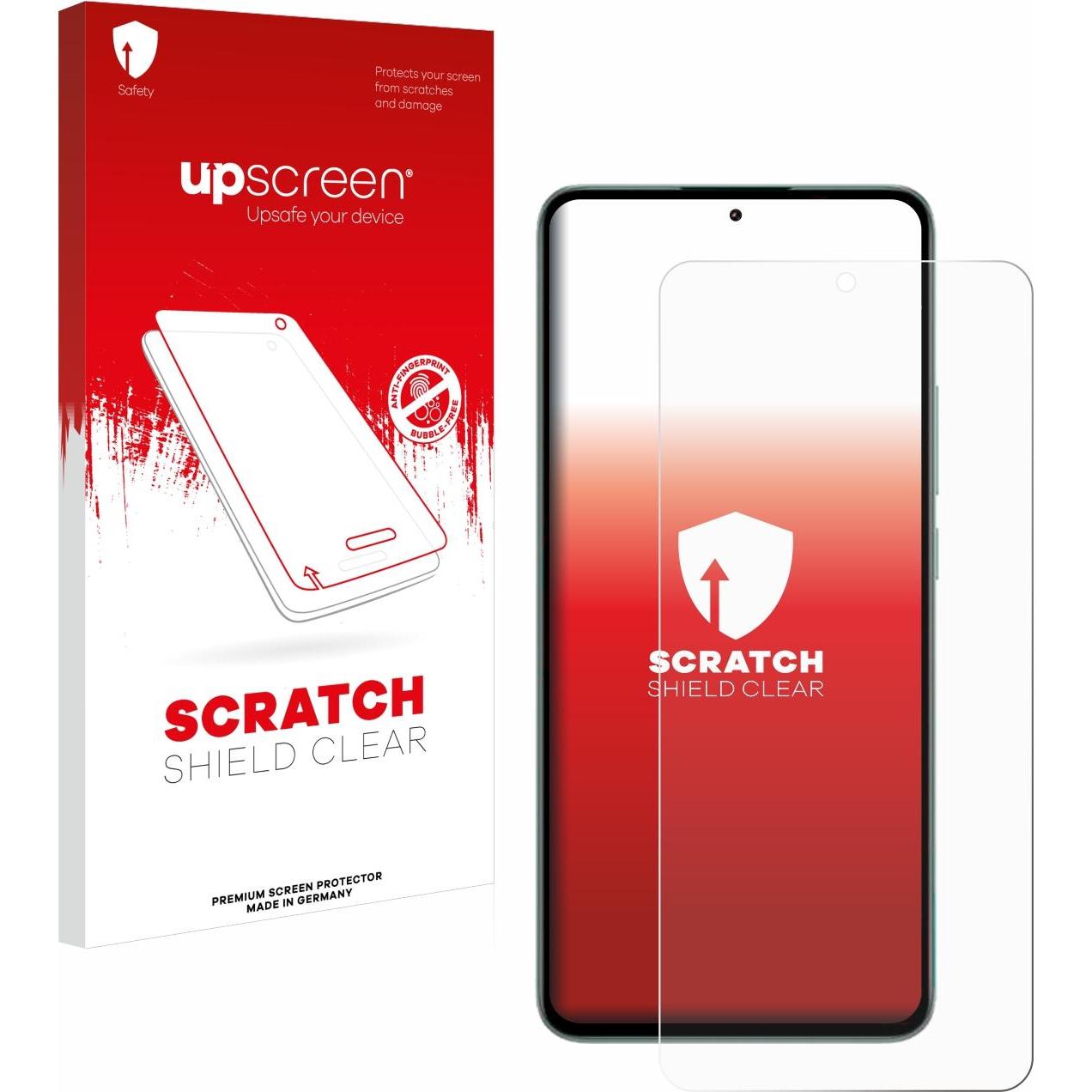 upscreen Scratch Shield Displayschutz (1 Stück, Xiaomi 13T), Smartphone Schutzfolie, Transparent