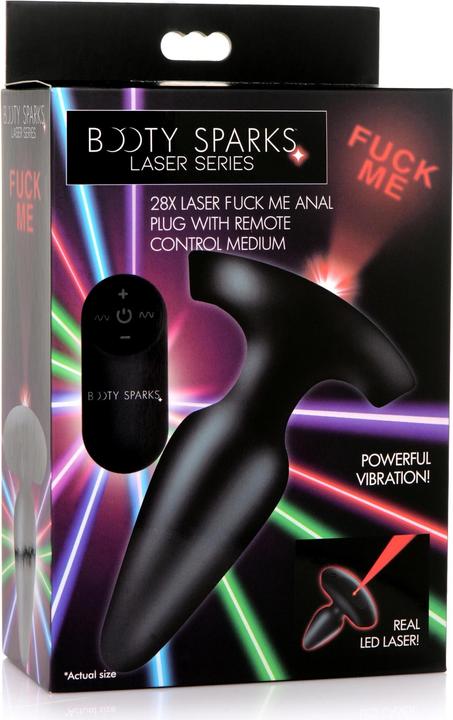Produktbild XR Brands Laser Fuck Me Medium Anal Plug with Remote Control