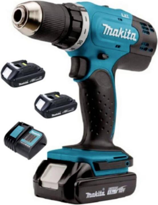 Productafbeelding Makita DDF 453 SYX4 accuboormachine 18 V 42 Nm + 2x accu 1,5 Ah + lader (Oplaadbare batterij)