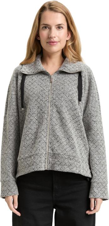 Produktbild Tom Tailor Loose Fit Sweatjacke mit Stehkragen (M, S)