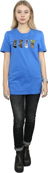 Immagine prodotto Star Wars Christmas Stockings Maglietta Ampia Donna (3XL)