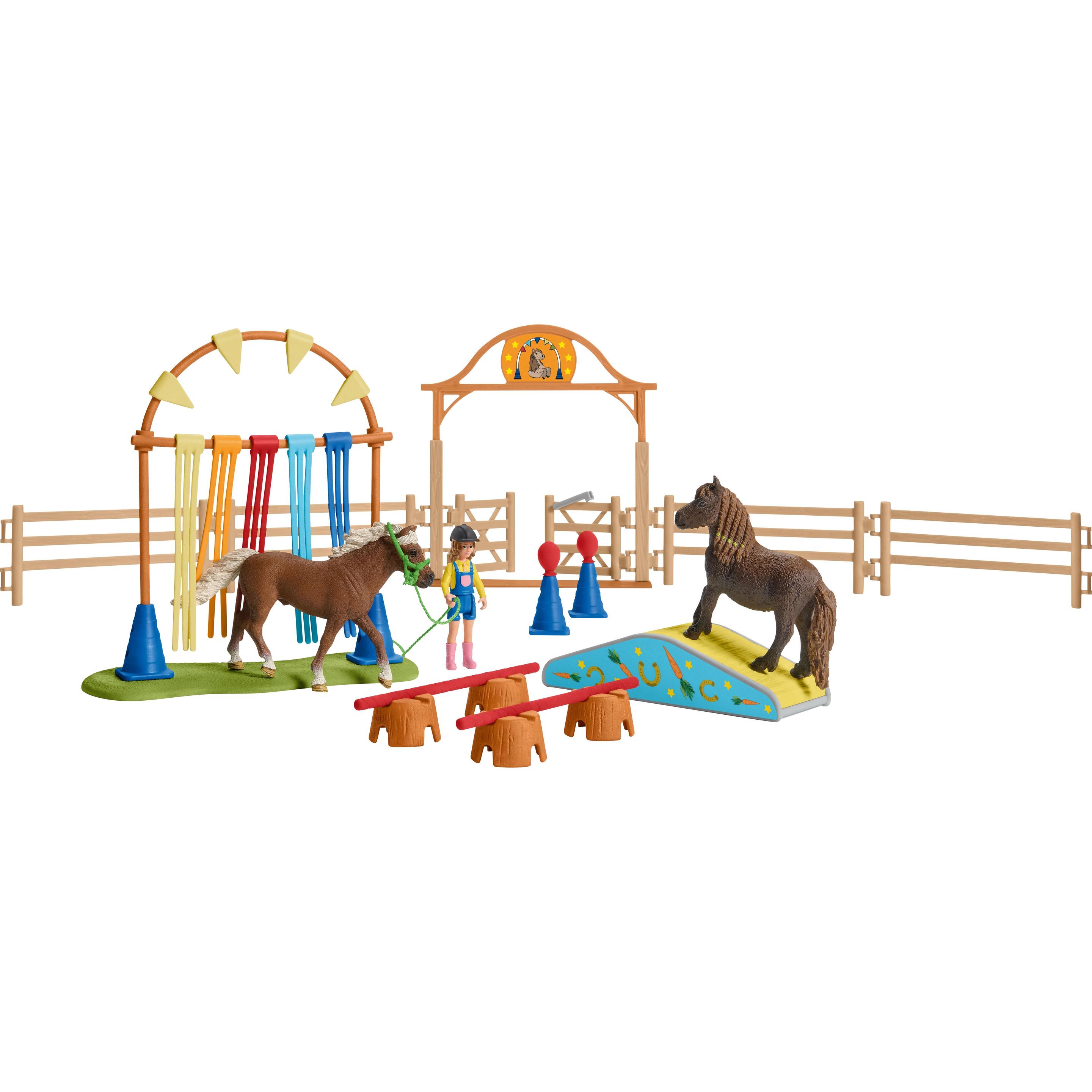 Schleich Pony Agility Training