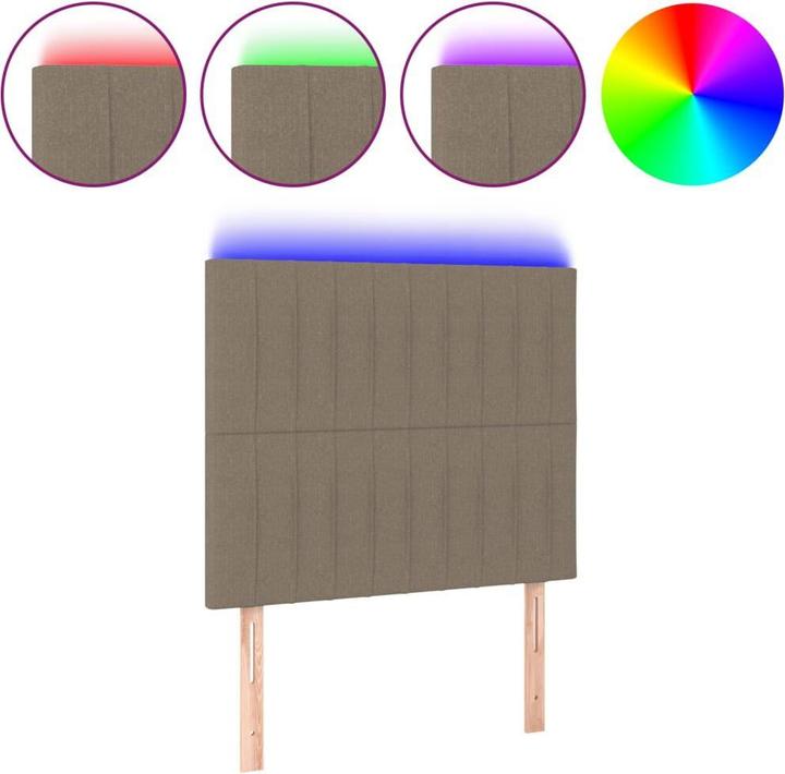 Produktbild vidaXL LED Kopfteil (80 x 5 x 128 cm)