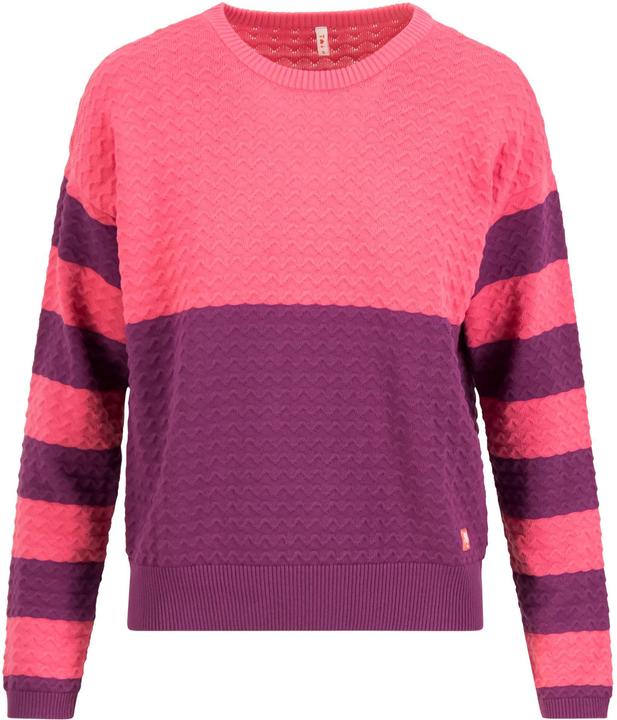 simpatico manicotto in maglia rosa tortora